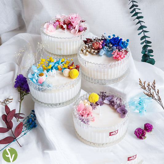 DIY Scented Botanical Jelly Candle DIY Candle Kit House warming gift