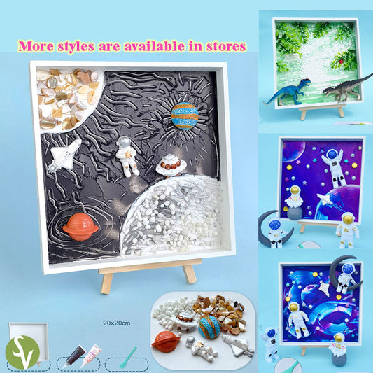 Sci-fi Mosaic Art DIY Kit Mosaic Tray Fun crafting activity