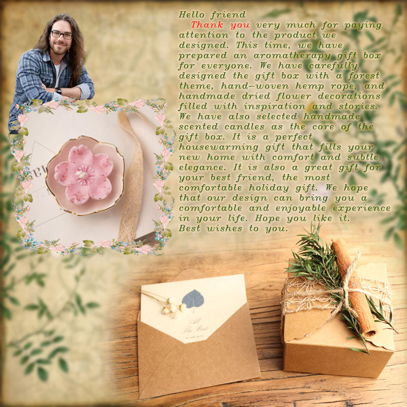 Handmade Candle | Gift set |"Cherry Blossom Love" Natural Soy Wax Aromatherapy Candle Set