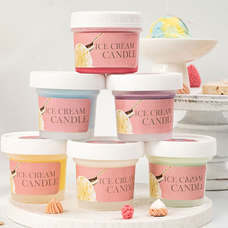 DIY Food Candle | Gift Idea | DIY Ice Cream Shaped Aromatherapy Candle Set