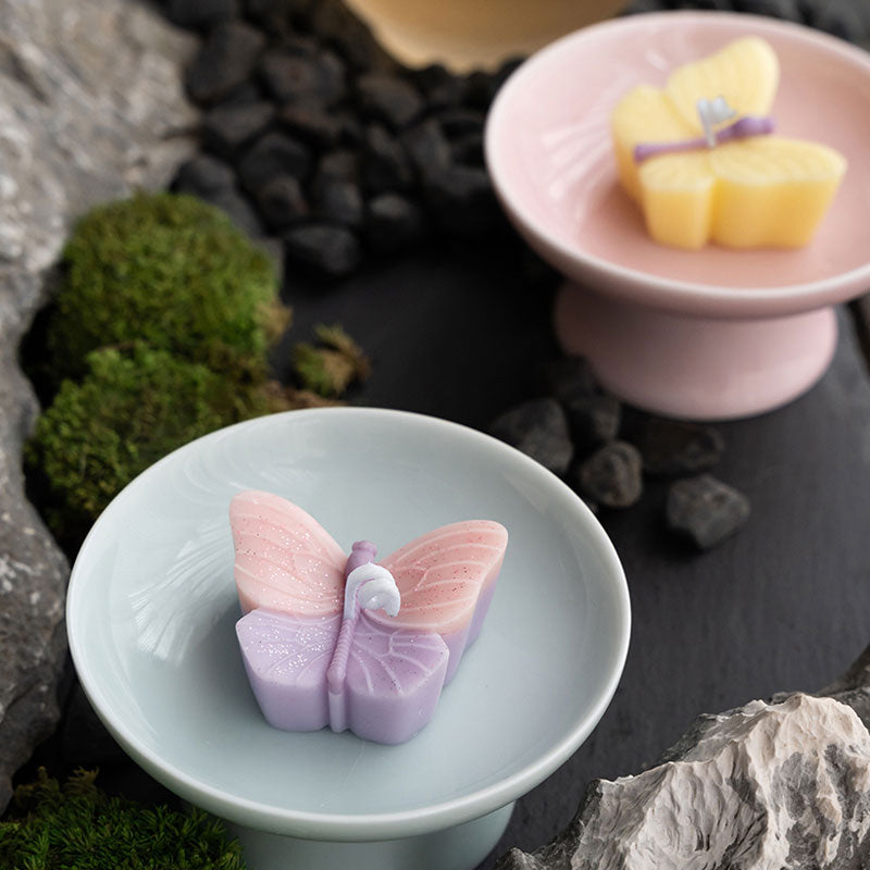 Handmade Soy Wax Candle | Gift Idea | "Dreams in Flight" Butterfly Shaped Aromatherapy Candle Set