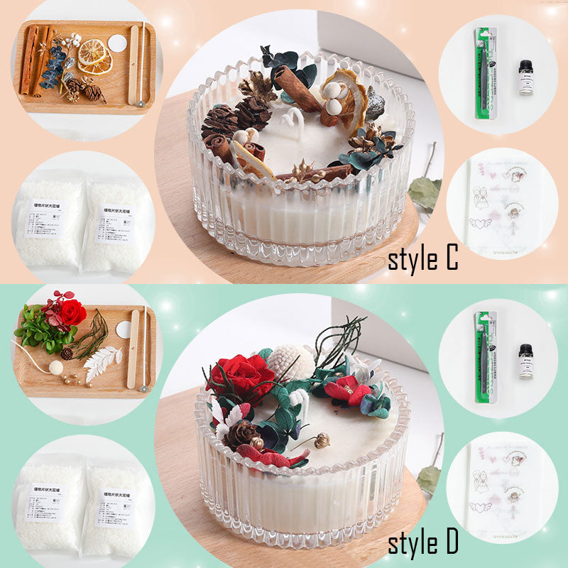 DIY Scented Botanical Jelly Candle DIY Candle Kit House warming gift