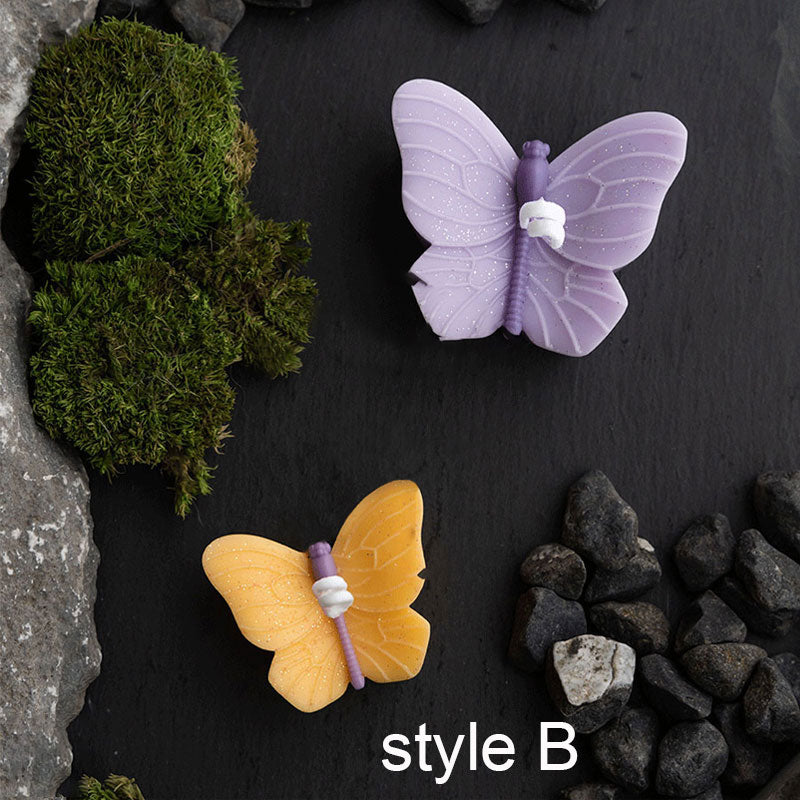 Handmade Soy Wax Candle | Gift Idea | "Dreams in Flight" Butterfly Shaped Aromatherapy Candle Set