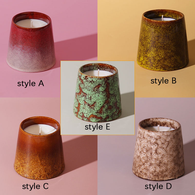 Handmade Tea lights | Gift Set | Elegant Ceramic Aromatherapy Candle