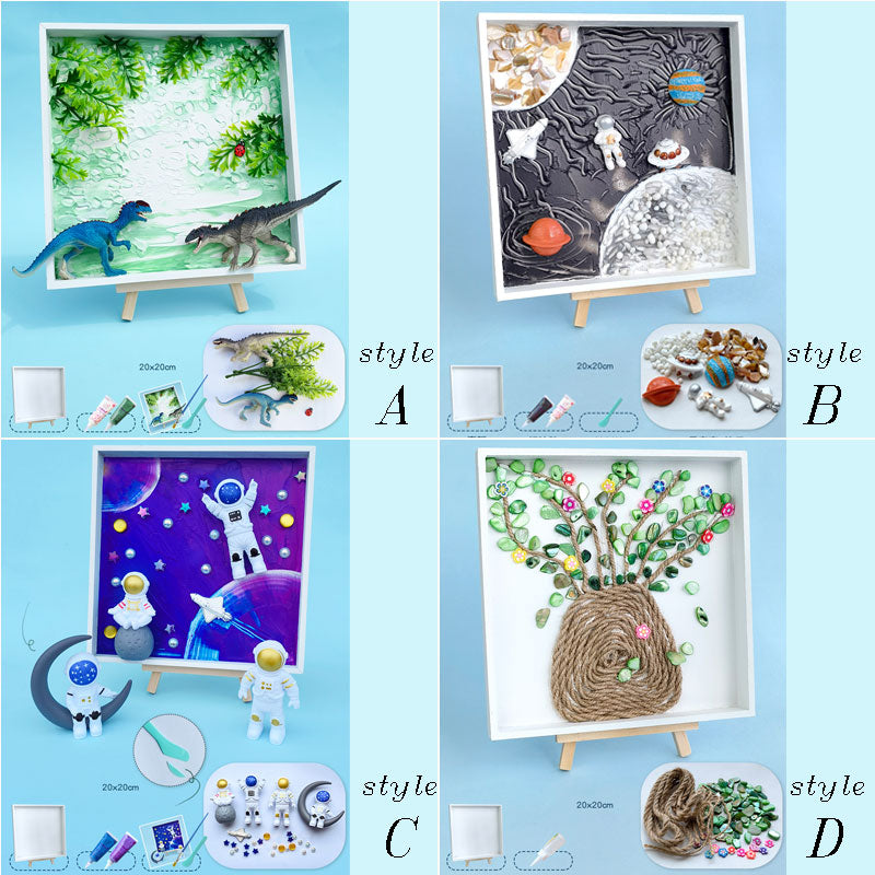 Sci-fi Mosaic Art DIY Kit Mosaic Tray Fun crafting activity