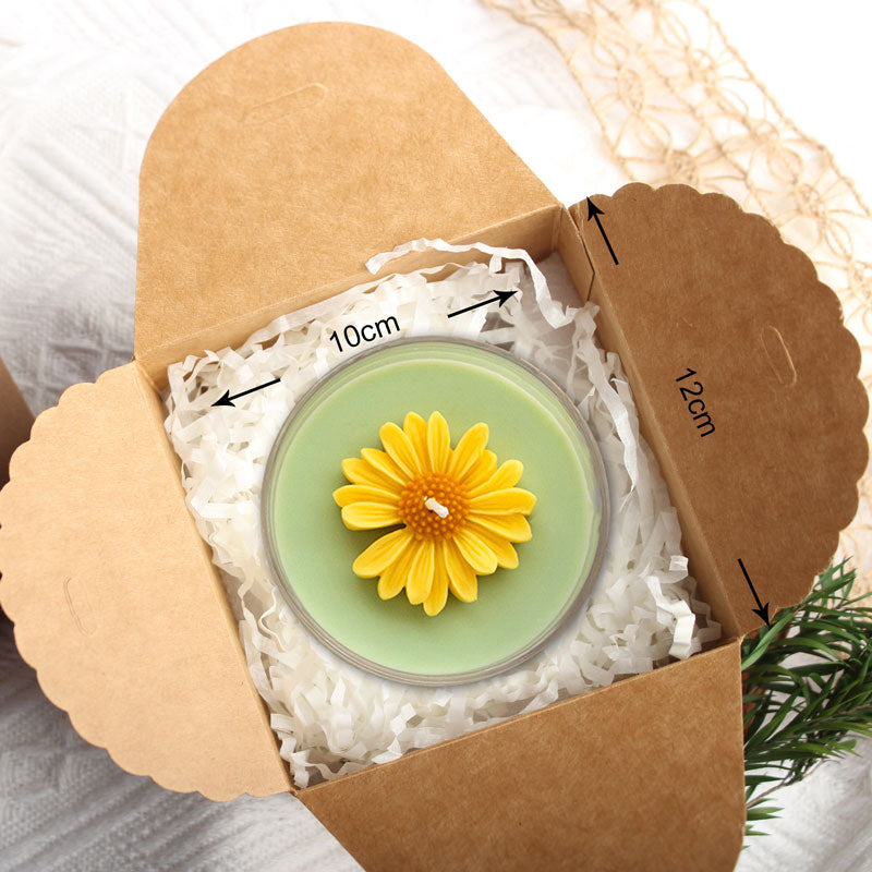 Handmade Candle | Gift set | "Childlike Joy" Daisy Aromatherapy Candle Set