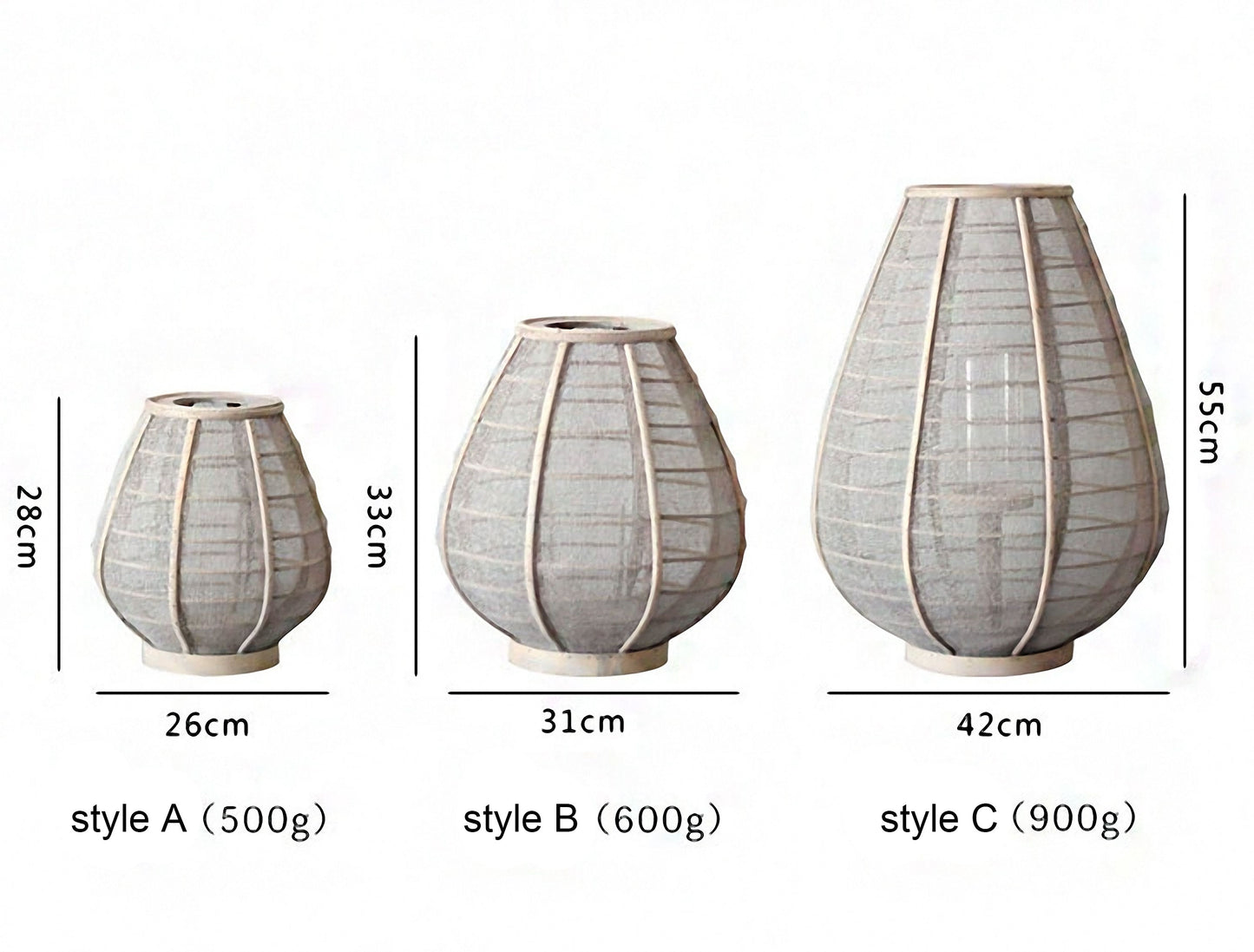 Handwoven Straw Lantern - Boho Home Decor or Outdoor Lighting