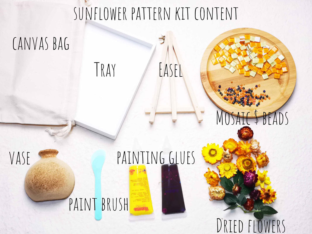 Coastal theme Mosaic Art DIY Kit Mosaic Tray Fun crafting activity