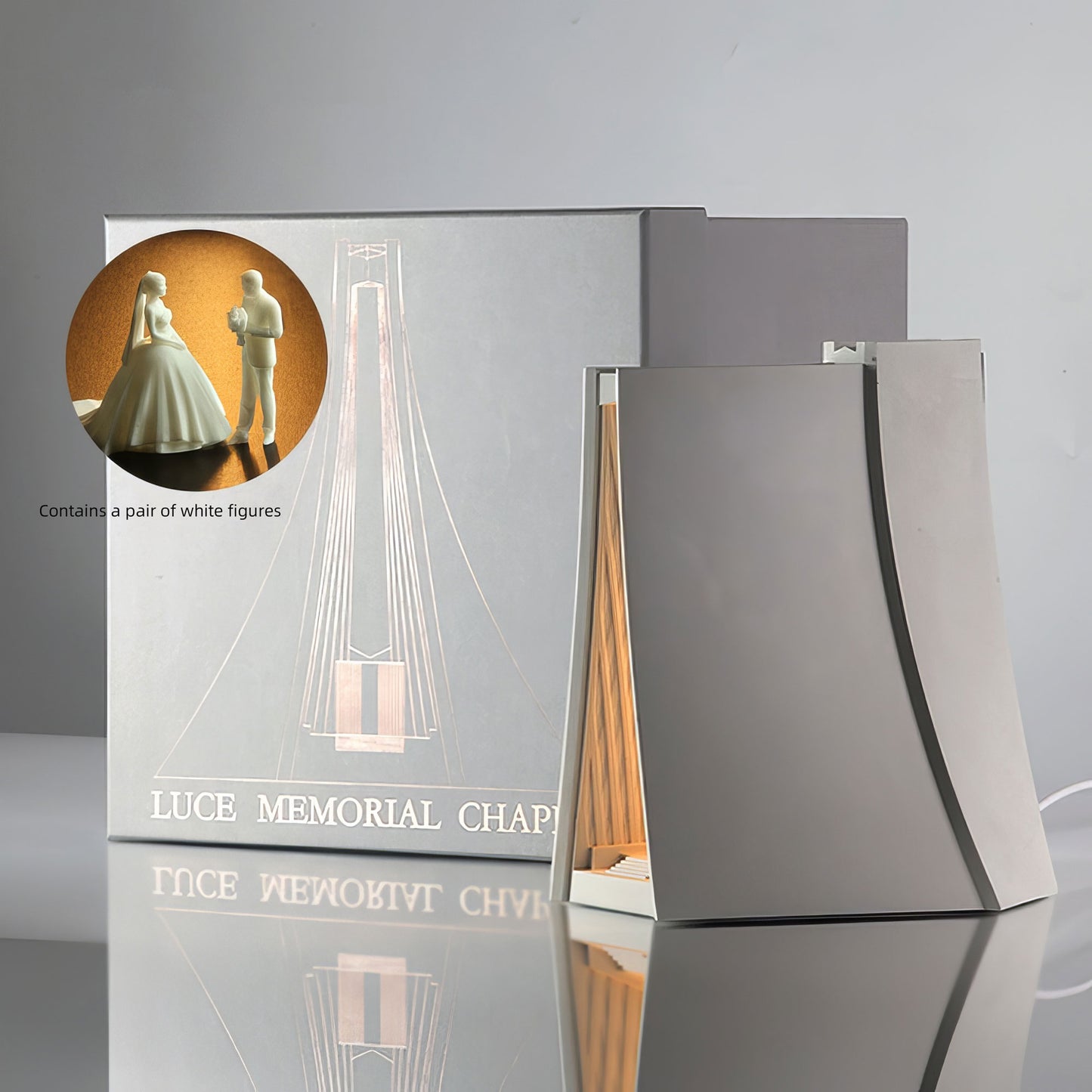 The Church of Lucius art sculpture table night light home decor, personalized wedding favors, baby night light gifts