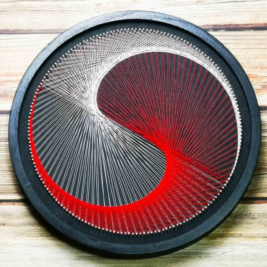 Yin Yang Mandala String Art Wall Decor Zen Wall Art Yoga Room Decoration Feng Shui