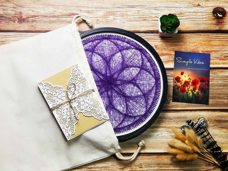 Spider String Art DIY Wall Decor Unique Handmade Gift For Spider Lovers