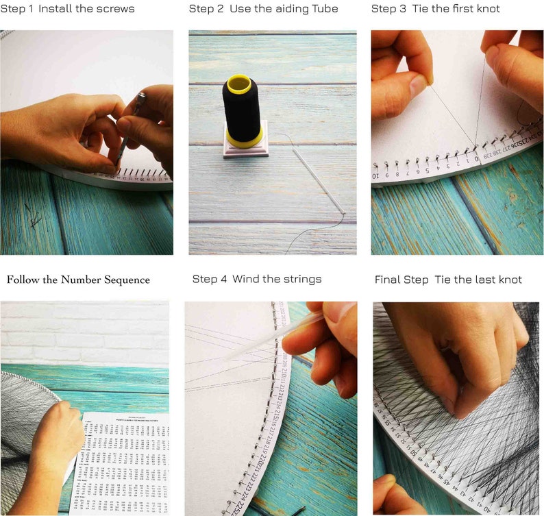 Spider String Art DIY Wall Decor Unique Handmade Gift For Spider Lovers