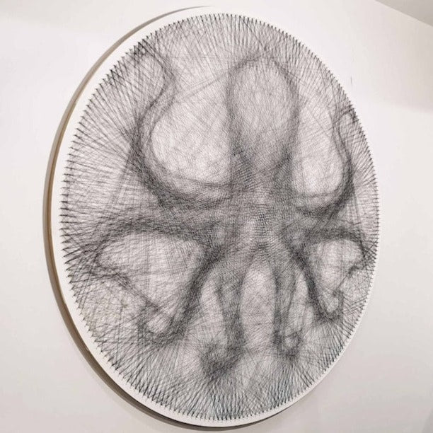 Kraken Octopus String Art DIY Nautical Wall Art Unique Handmade Gift Tentacle Art