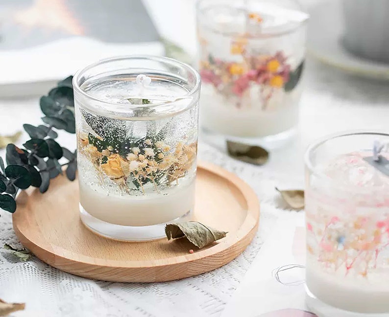 DIY Scented Botanical Jelly Candle DIY Candle Kit House warming gift