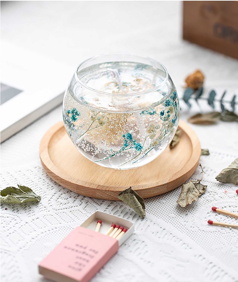 DIY Scented Botanical Jelly Candle DIY Candle Kit House warming gift