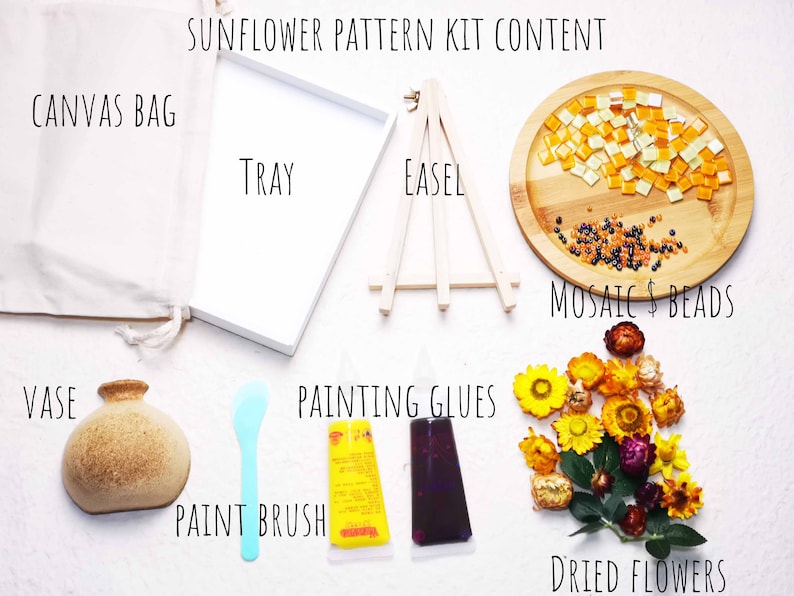 DIY Mosaic Tray Kit Mosaic Art Christmas gifts