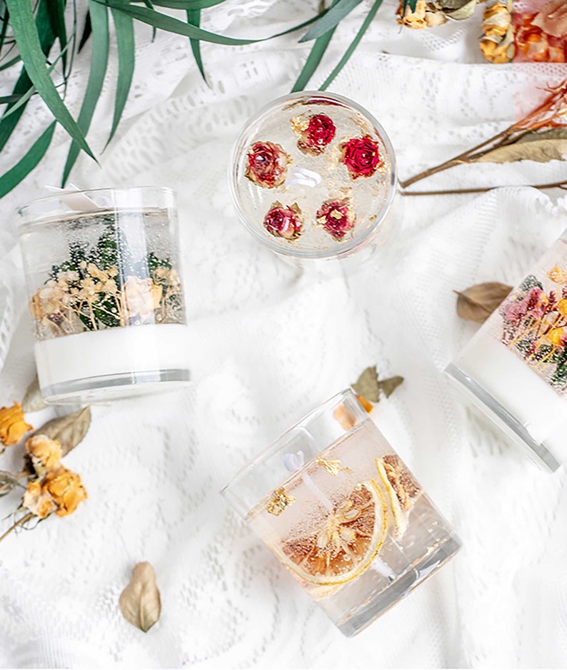 DIY Scented Botanical Jelly Candle DIY Candle Kit House warming gift