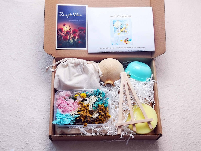 DIY Mosaic Tray Kit Mosaic Art Christmas gifts