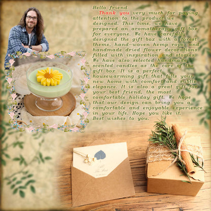 Handmade Candle | Gift set | "Childlike Joy" Daisy Aromatherapy Candle Set