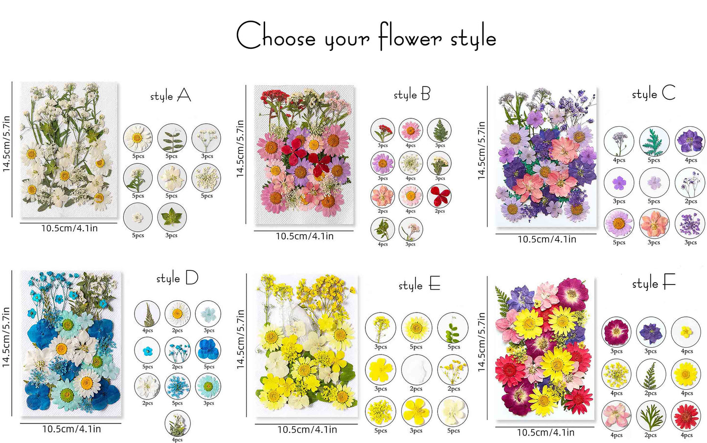 Floral Bookmark DIY kit Flower Press Resin Vase Bookmark Gift for book lovers Bookmark with Tassel