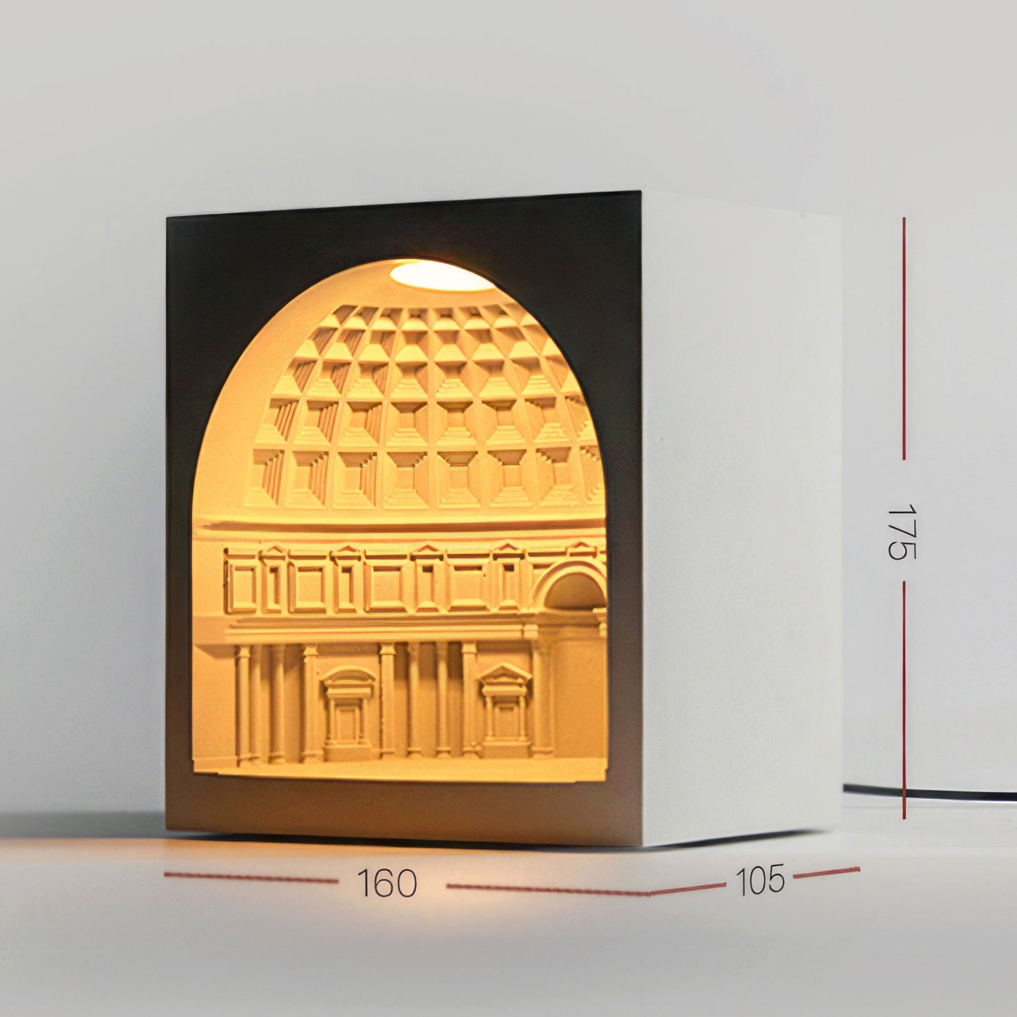 Pantheon art sculpture table night light home decor, personalized wedding favors, baby night light gifts