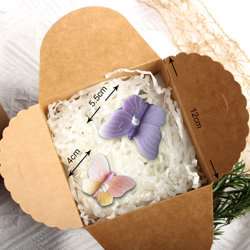 Handmade Soy Wax Candle | Gift Idea | "Dreams in Flight" Butterfly Shaped Aromatherapy Candle Set