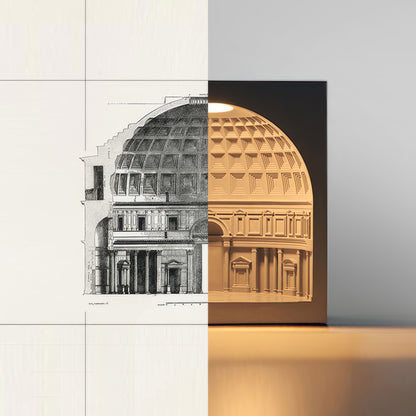 Pantheon art sculpture table night light home decor, personalized wedding favors, baby night light gifts