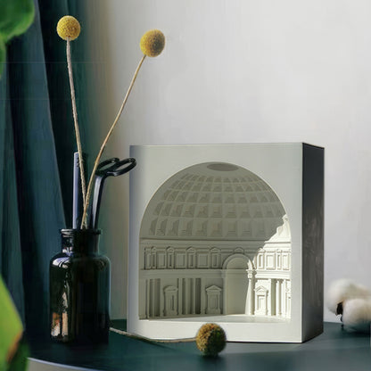 Pantheon art sculpture table night light home decor, personalized wedding favors, baby night light gifts