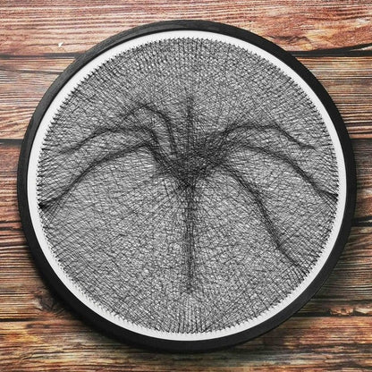 Spider String Art DIY Wall Decor Unique Handmade Gift For Spider Lovers
