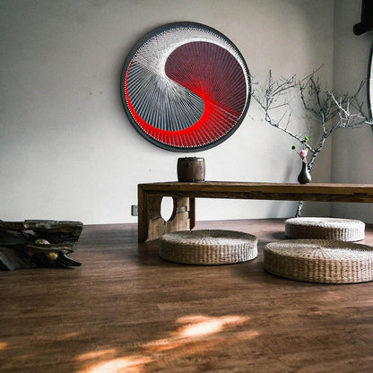 Yin Yang Mandala String Art Wall Decor Zen Wall Art Yoga Room Decoration Feng Shui